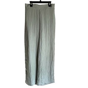 House Of Harlow 1960 Sage Pocketed Wide Leg Nylon Pants Small NWOT
